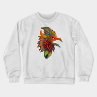 Feathered Serpent Dragon Crewneck Sweatshirt